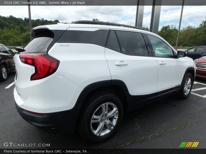 Summit White / Jet Black 2019 GMC Terrain SLE AWD