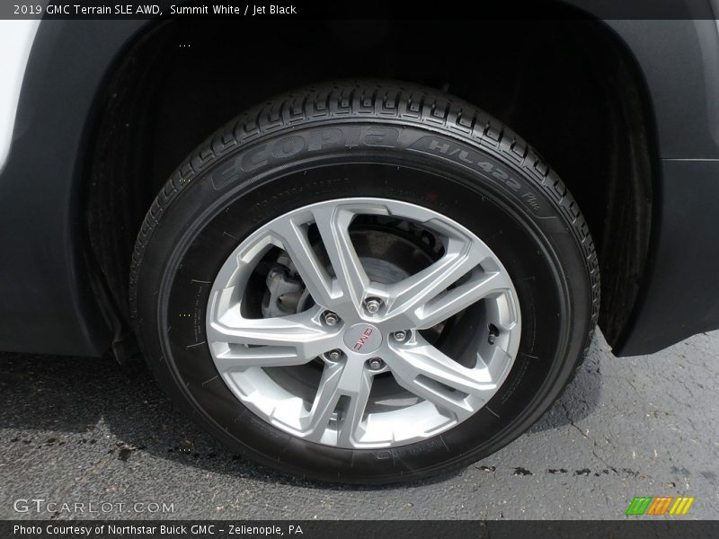 Summit White / Jet Black 2019 GMC Terrain SLE AWD