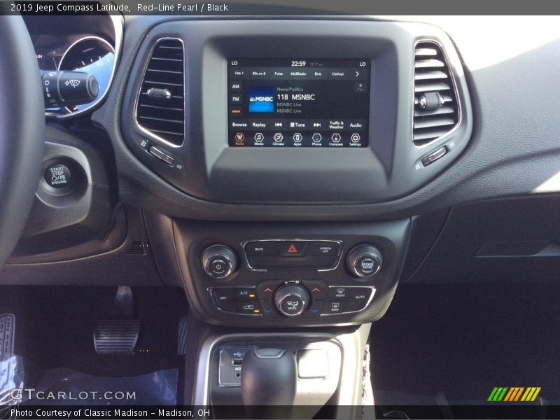 Red-Line Pearl / Black 2019 Jeep Compass Latitude