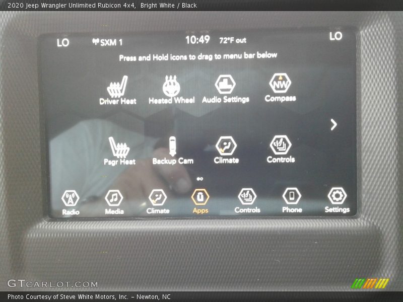 Bright White / Black 2020 Jeep Wrangler Unlimited Rubicon 4x4