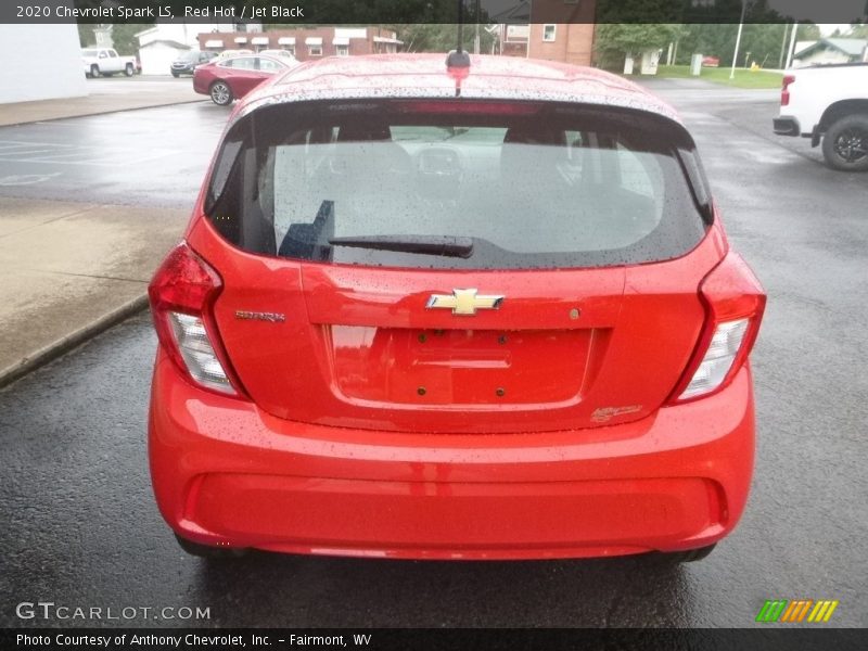 Red Hot / Jet Black 2020 Chevrolet Spark LS