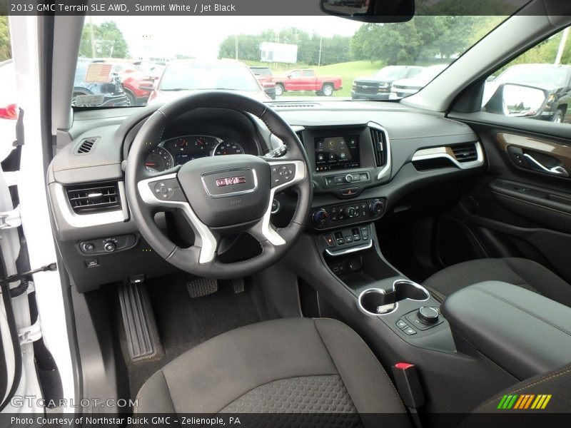 Summit White / Jet Black 2019 GMC Terrain SLE AWD