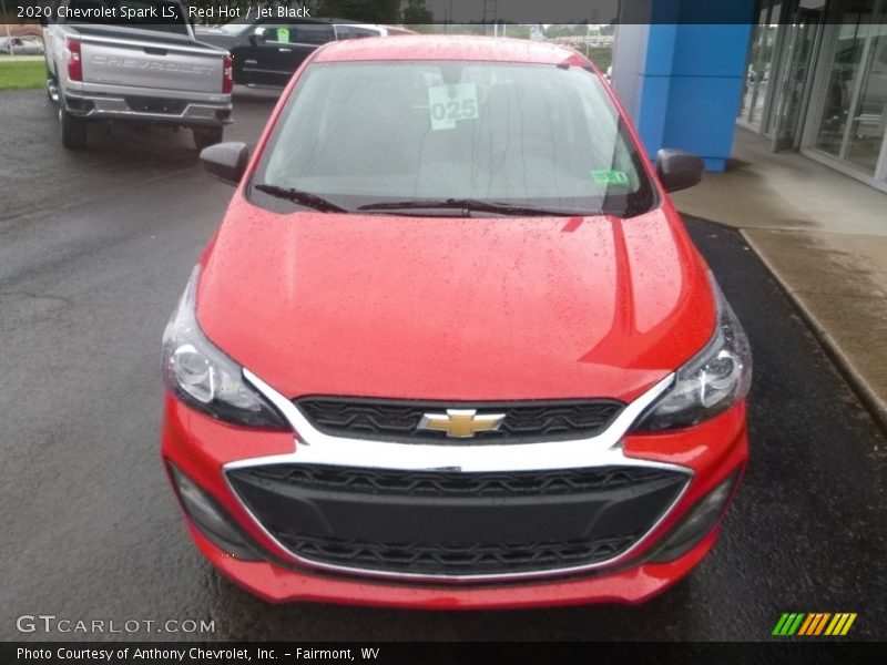 Red Hot / Jet Black 2020 Chevrolet Spark LS