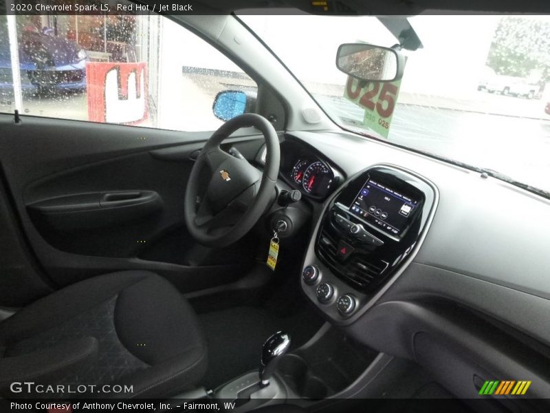 Red Hot / Jet Black 2020 Chevrolet Spark LS