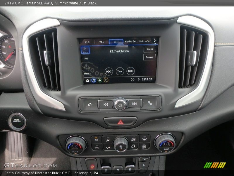 Summit White / Jet Black 2019 GMC Terrain SLE AWD