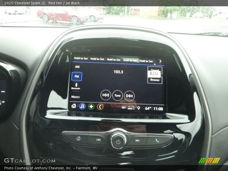 Red Hot / Jet Black 2020 Chevrolet Spark LS