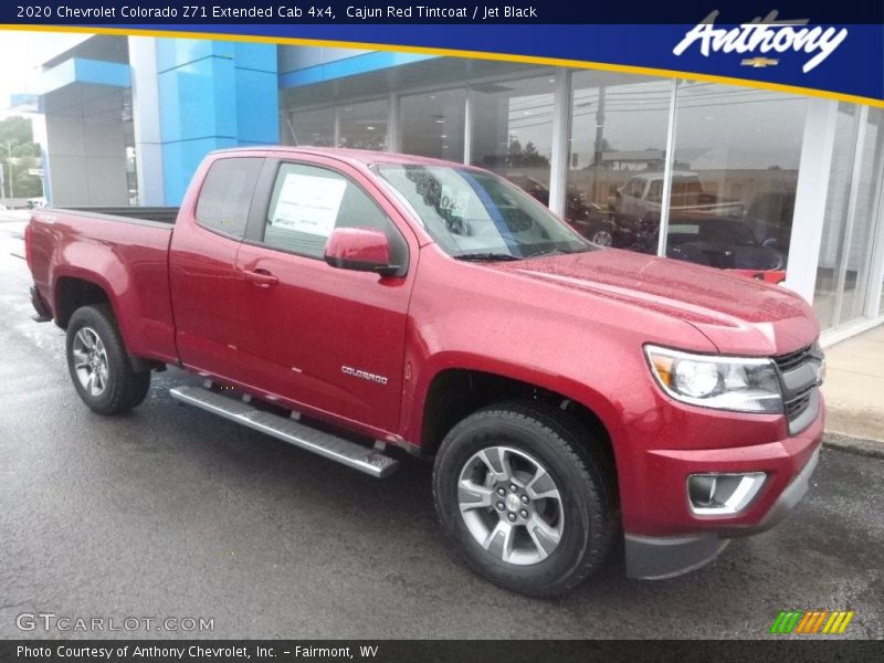Cajun Red Tintcoat / Jet Black 2020 Chevrolet Colorado Z71 Extended Cab 4x4