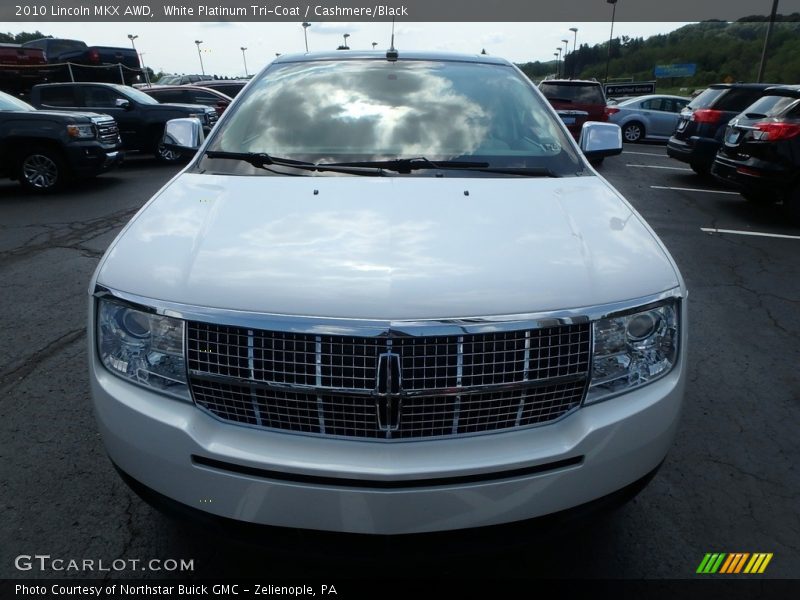 White Platinum Tri-Coat / Cashmere/Black 2010 Lincoln MKX AWD