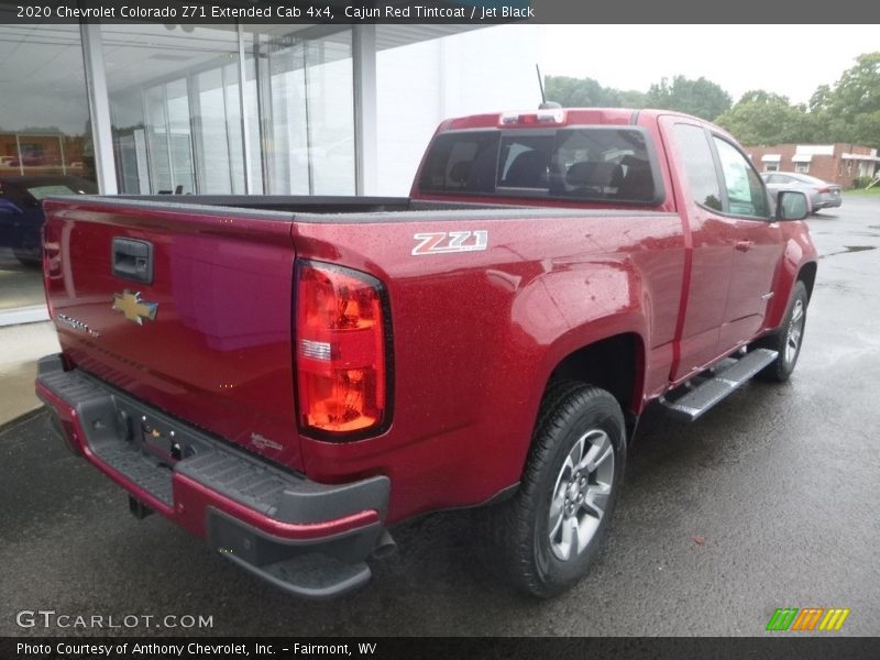 Cajun Red Tintcoat / Jet Black 2020 Chevrolet Colorado Z71 Extended Cab 4x4