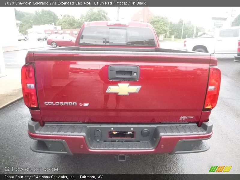 Cajun Red Tintcoat / Jet Black 2020 Chevrolet Colorado Z71 Extended Cab 4x4