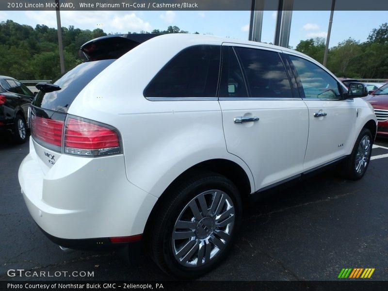 White Platinum Tri-Coat / Cashmere/Black 2010 Lincoln MKX AWD