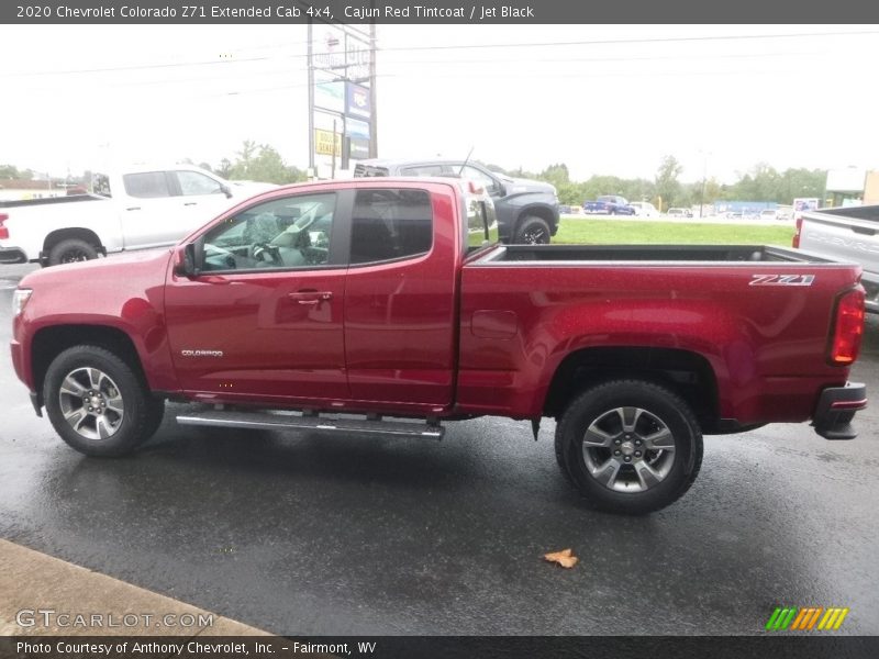 Cajun Red Tintcoat / Jet Black 2020 Chevrolet Colorado Z71 Extended Cab 4x4