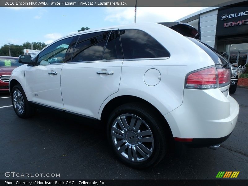 White Platinum Tri-Coat / Cashmere/Black 2010 Lincoln MKX AWD