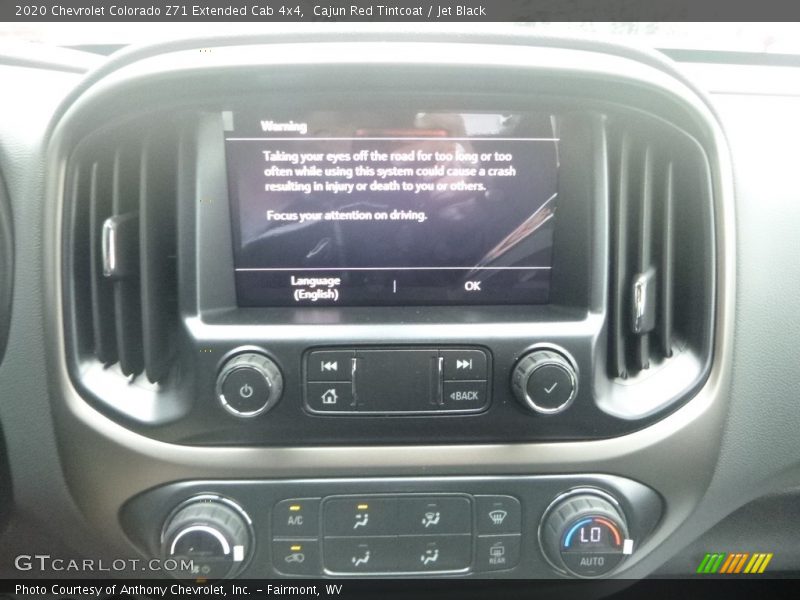Cajun Red Tintcoat / Jet Black 2020 Chevrolet Colorado Z71 Extended Cab 4x4