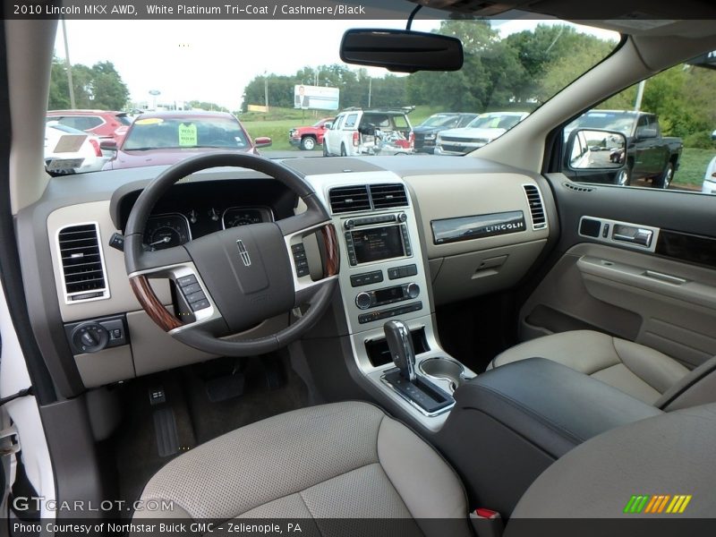 White Platinum Tri-Coat / Cashmere/Black 2010 Lincoln MKX AWD