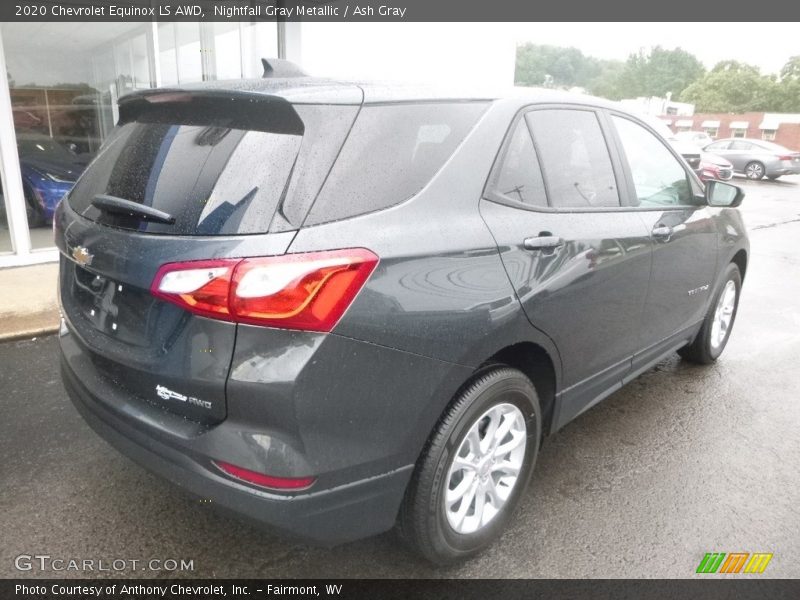 Nightfall Gray Metallic / Ash Gray 2020 Chevrolet Equinox LS AWD