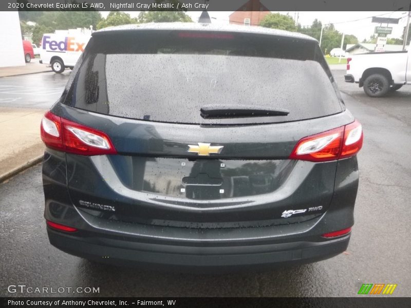 Nightfall Gray Metallic / Ash Gray 2020 Chevrolet Equinox LS AWD