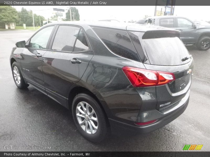 Nightfall Gray Metallic / Ash Gray 2020 Chevrolet Equinox LS AWD