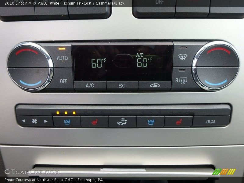 White Platinum Tri-Coat / Cashmere/Black 2010 Lincoln MKX AWD