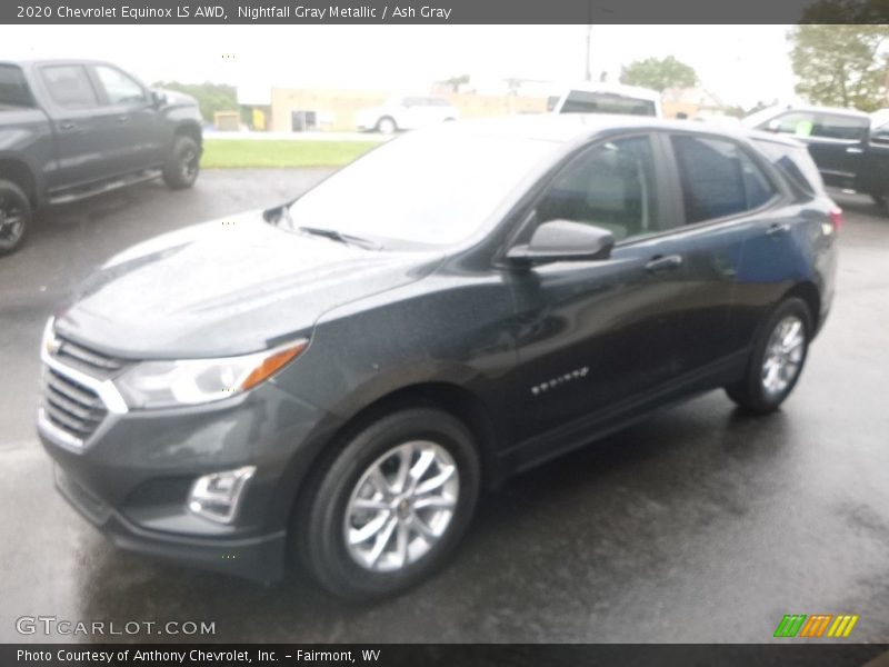 Nightfall Gray Metallic / Ash Gray 2020 Chevrolet Equinox LS AWD