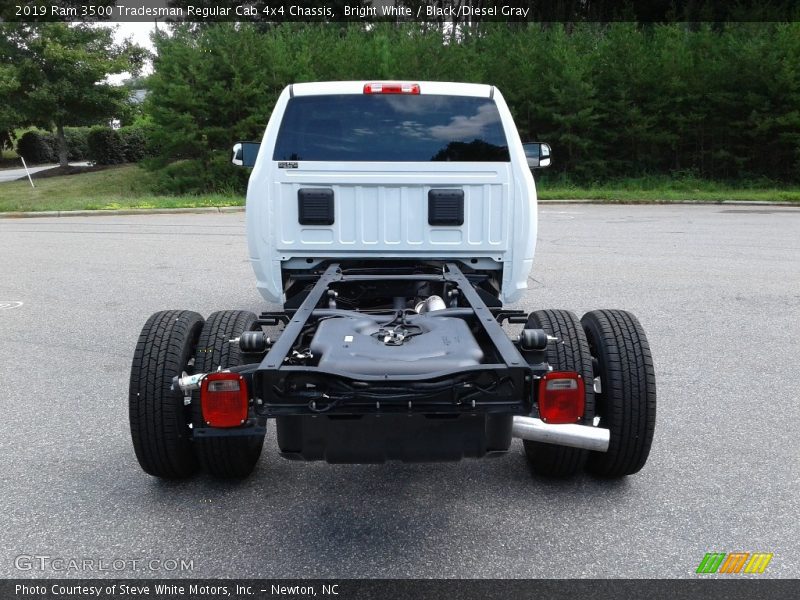 Bright White / Black/Diesel Gray 2019 Ram 3500 Tradesman Regular Cab 4x4 Chassis