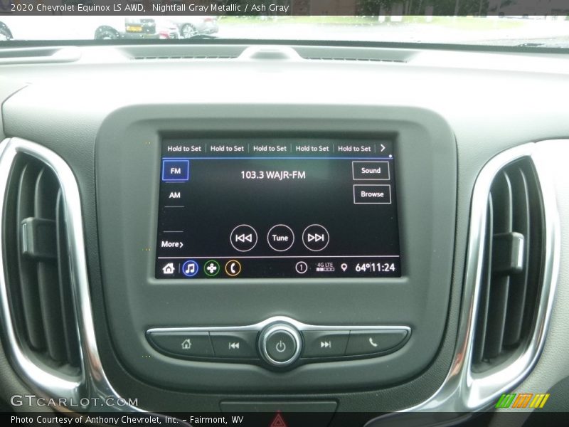 Nightfall Gray Metallic / Ash Gray 2020 Chevrolet Equinox LS AWD