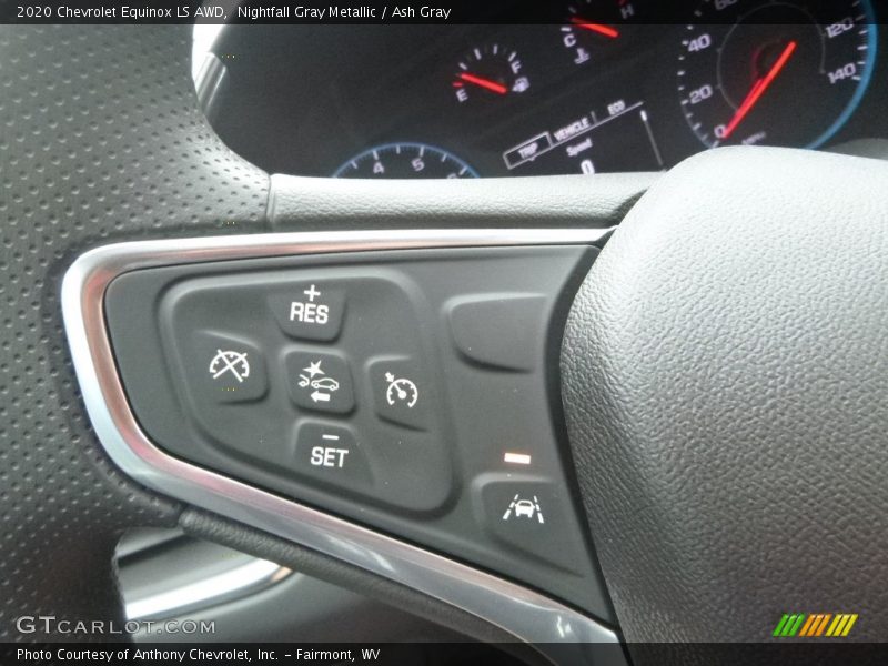 Nightfall Gray Metallic / Ash Gray 2020 Chevrolet Equinox LS AWD
