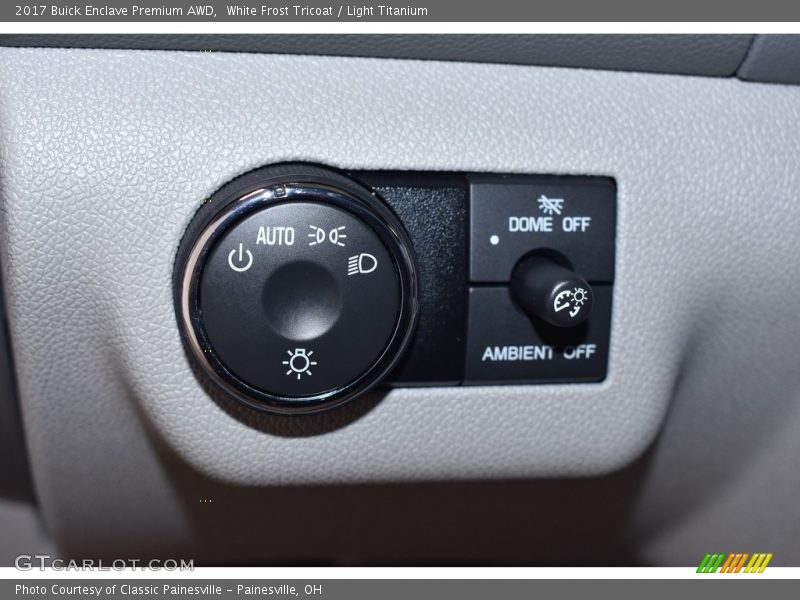 White Frost Tricoat / Light Titanium 2017 Buick Enclave Premium AWD