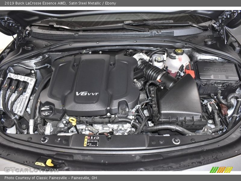 Satin Steel Metallic / Ebony 2019 Buick LaCrosse Essence AWD