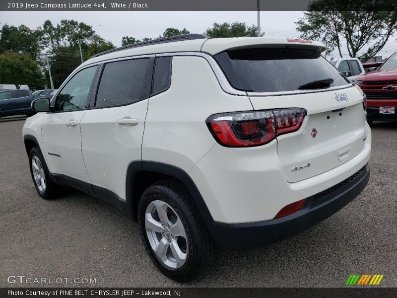 White / Black 2019 Jeep Compass Latitude 4x4