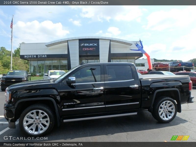 Onyx Black / Cocoa/Dune 2016 GMC Sierra 1500 Denali Crew Cab 4WD