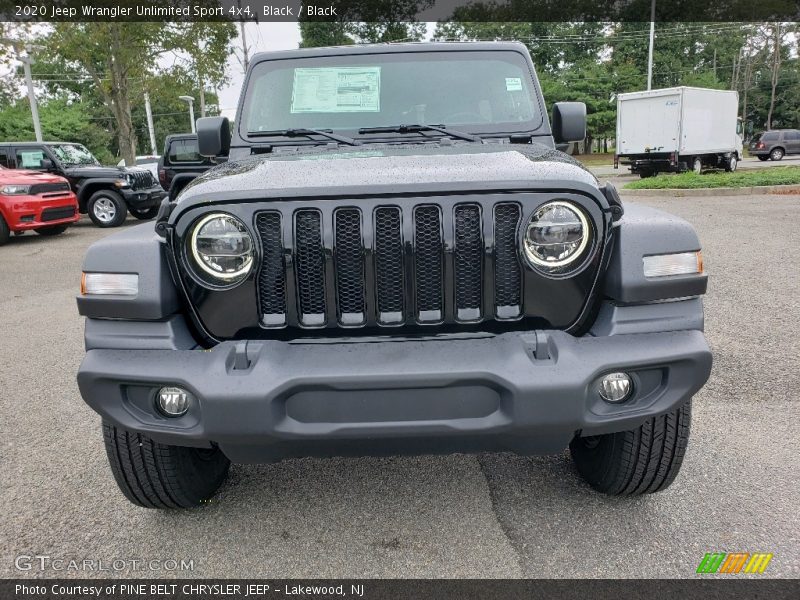 Black / Black 2020 Jeep Wrangler Unlimited Sport 4x4