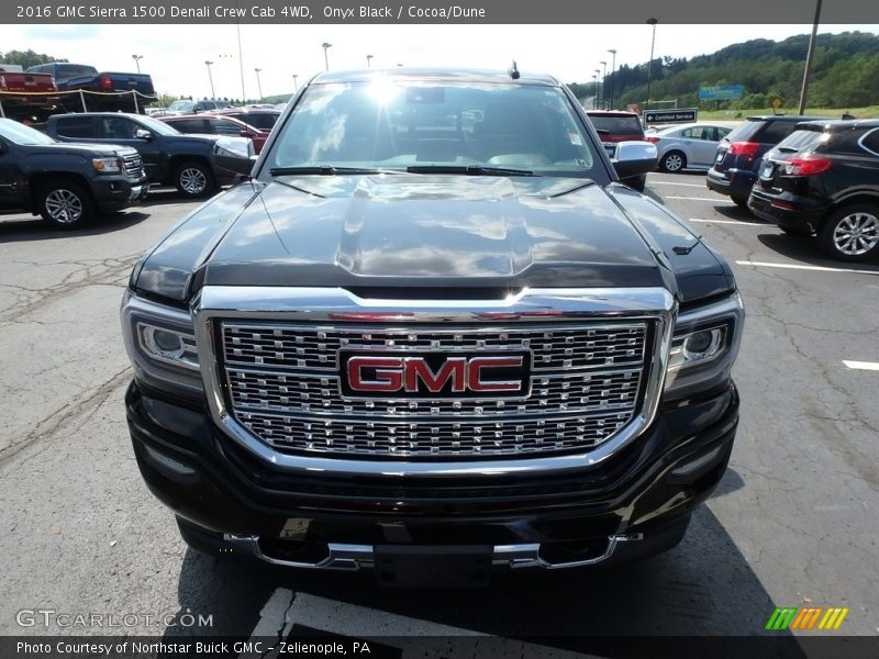 Onyx Black / Cocoa/Dune 2016 GMC Sierra 1500 Denali Crew Cab 4WD