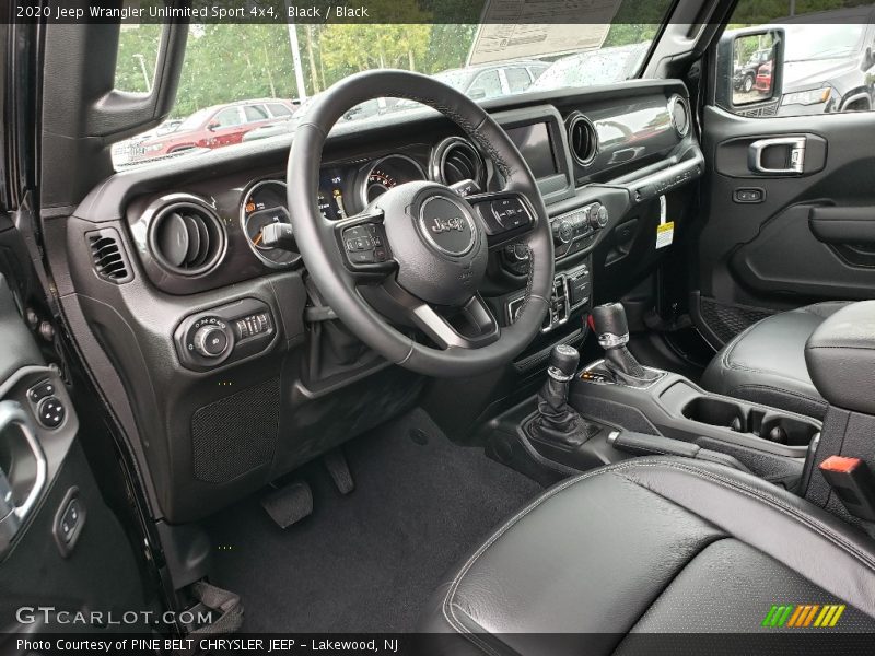  2020 Wrangler Unlimited Sport 4x4 Black Interior