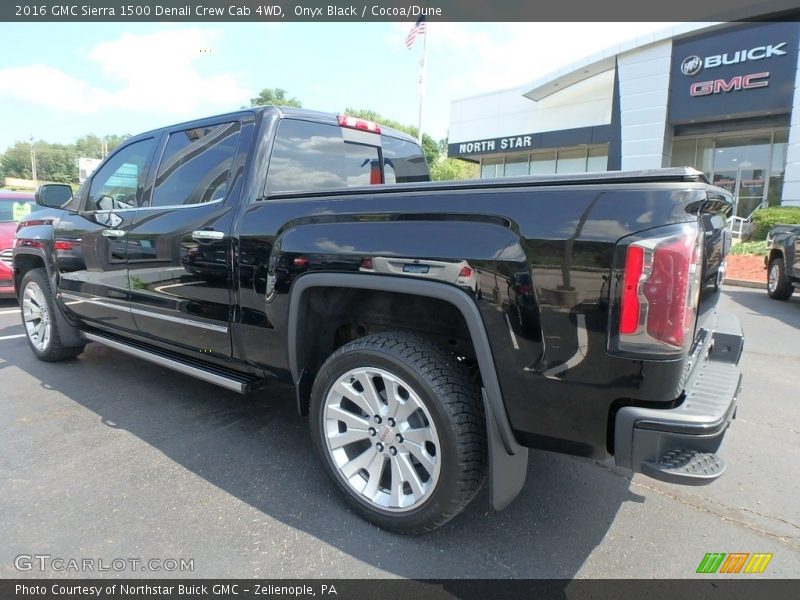 Onyx Black / Cocoa/Dune 2016 GMC Sierra 1500 Denali Crew Cab 4WD