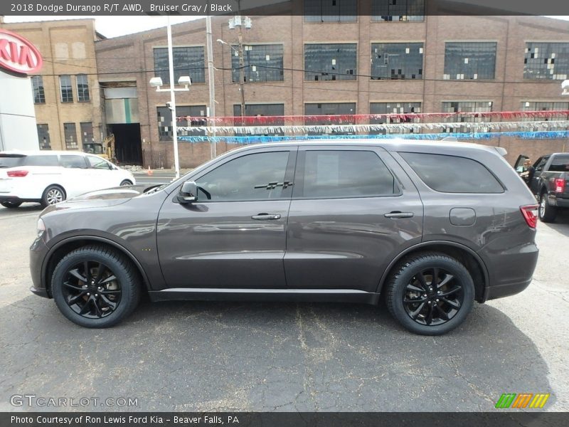 Bruiser Gray / Black 2018 Dodge Durango R/T AWD