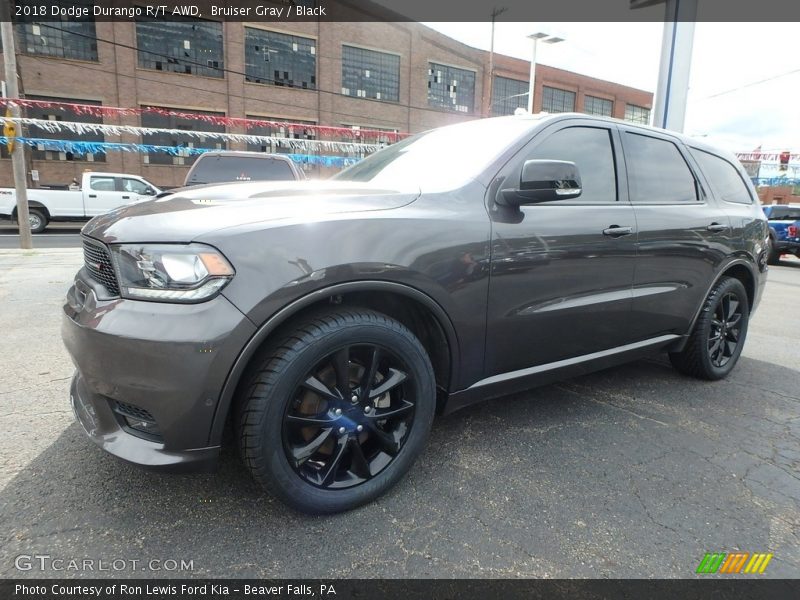 Bruiser Gray / Black 2018 Dodge Durango R/T AWD