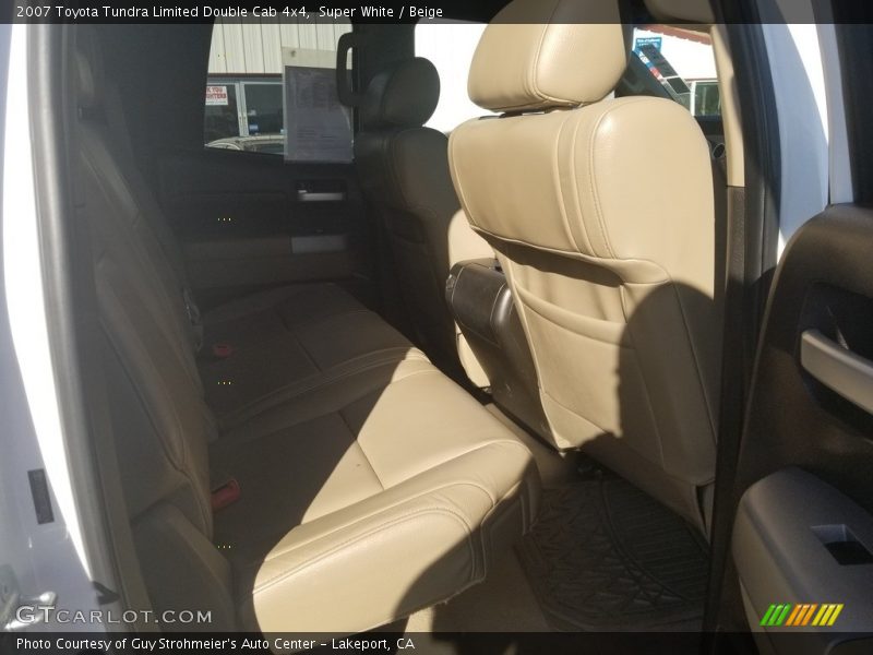 Super White / Beige 2007 Toyota Tundra Limited Double Cab 4x4