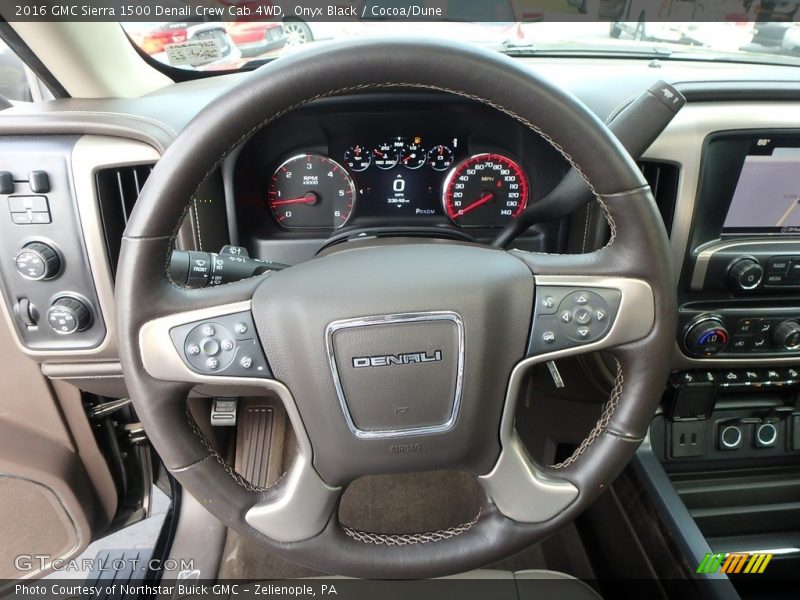 Onyx Black / Cocoa/Dune 2016 GMC Sierra 1500 Denali Crew Cab 4WD