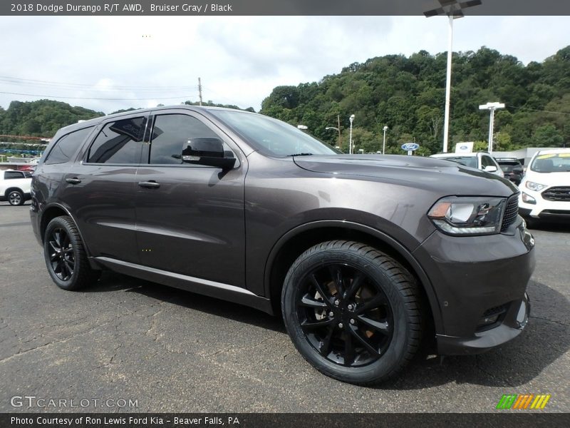 Bruiser Gray / Black 2018 Dodge Durango R/T AWD