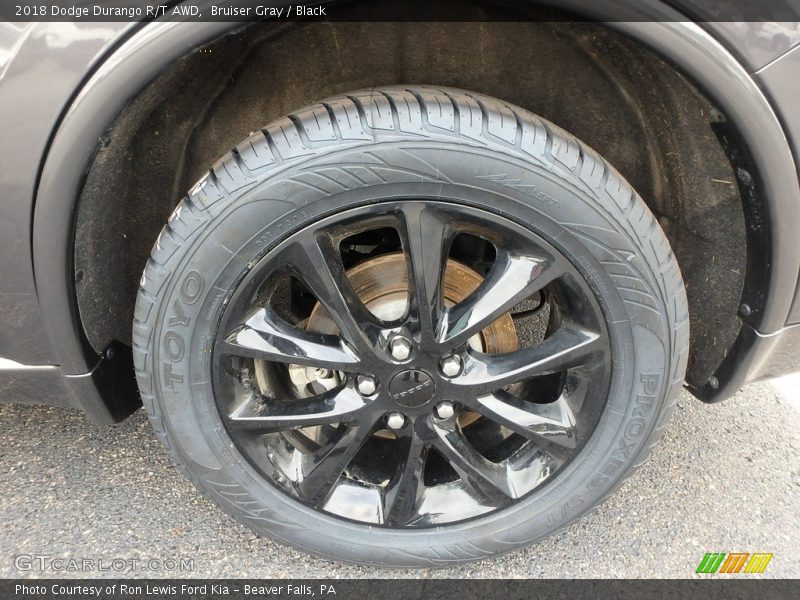Bruiser Gray / Black 2018 Dodge Durango R/T AWD