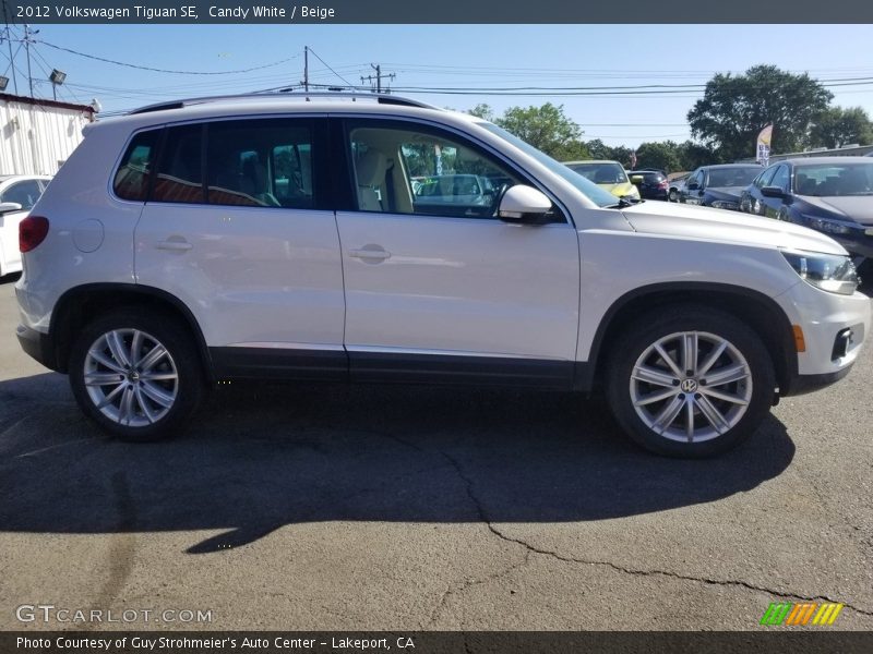 Candy White / Beige 2012 Volkswagen Tiguan SE