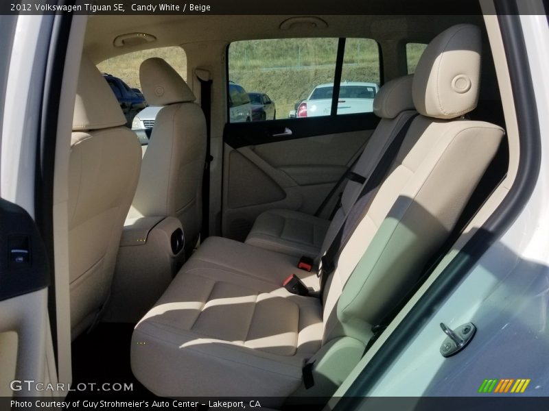 Candy White / Beige 2012 Volkswagen Tiguan SE