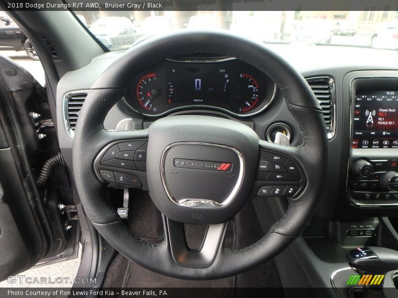 Bruiser Gray / Black 2018 Dodge Durango R/T AWD