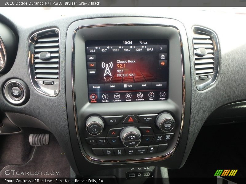 Bruiser Gray / Black 2018 Dodge Durango R/T AWD