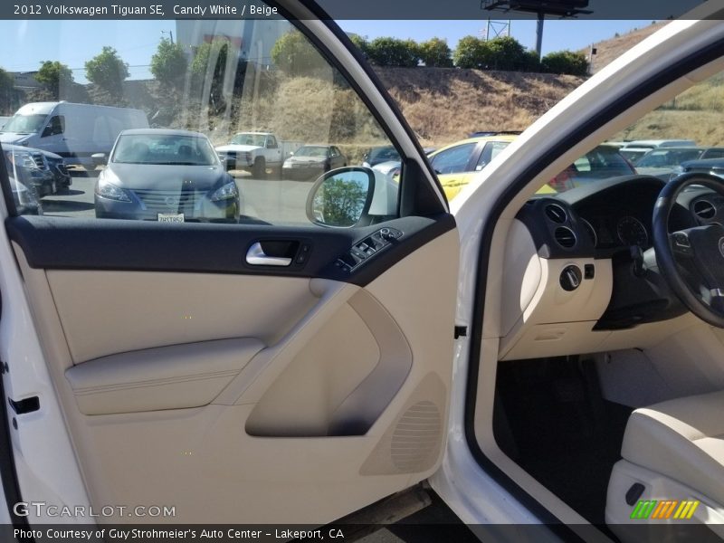 Candy White / Beige 2012 Volkswagen Tiguan SE