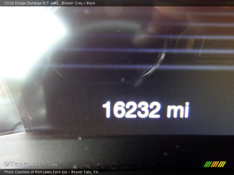 Bruiser Gray / Black 2018 Dodge Durango R/T AWD