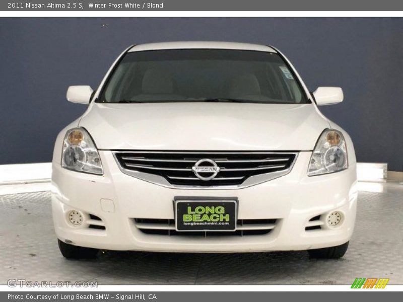 Winter Frost White / Blond 2011 Nissan Altima 2.5 S