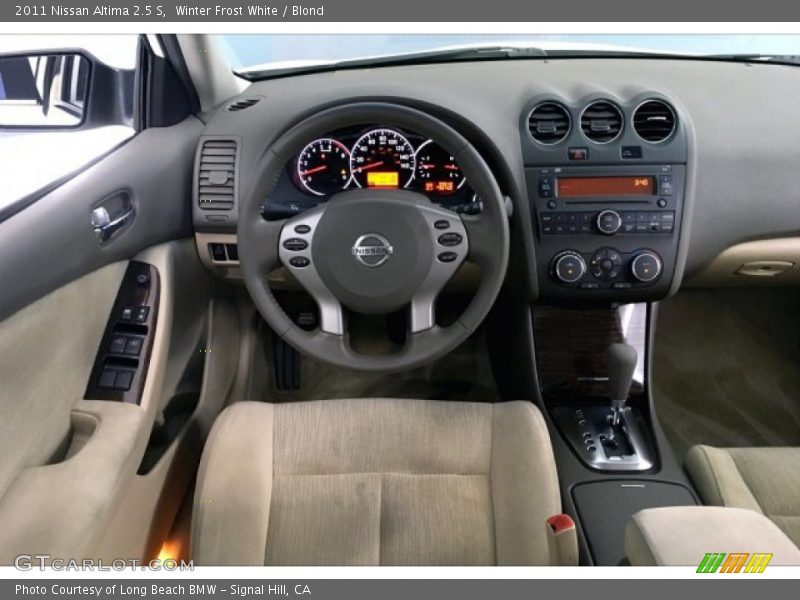 Winter Frost White / Blond 2011 Nissan Altima 2.5 S