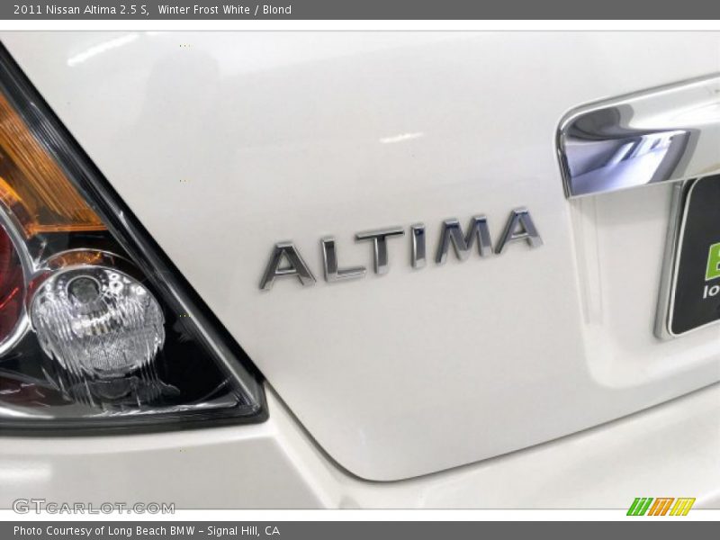 Winter Frost White / Blond 2011 Nissan Altima 2.5 S